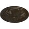 Ekena Millwork Bordeaux Ceiling Medallion (Fits Canopies up to 3 1/4"), 22 5/8"OD x 1 3/4"P, Stone Hearth Crackle CM22BOSHC - alternate 3